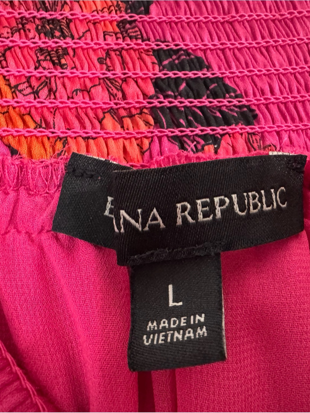 Banana Republic Bright Pink Floral Pleated Midi Skirt - Picture 4 of 7